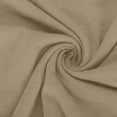 thumbnail image 6 of Men's Casual Long Sleeve Buttons Crewneck Tops Pleated Pullover Shirts Slim Muscle Solid Color Blouses Khaki,3XL, 6 of 6