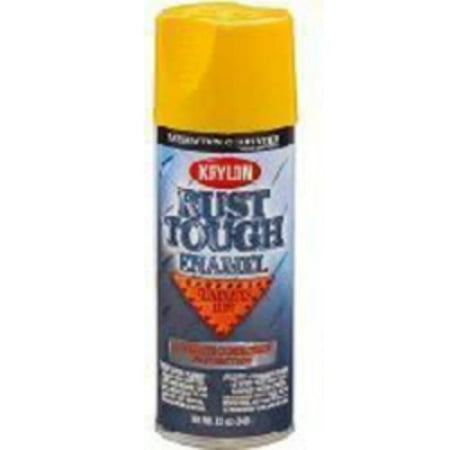Krylon RTA9211 Rust Tough Enamel Paint, Sun Yellow, 12 Oz Can, One Coat Coverage, Low (Best Low Odor Paint)