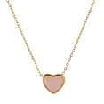 thumbnail image 3 of LuckyLy Collares para Mujer Oro 14k con Piedras Naturales, Acero Inoxidable Baño Oro 14k, Cadena y Dije – Joyería ideal como Regalos para Mujer San Valentín y Regalos para Mamá rosa claro Unitalla, 3 of 7