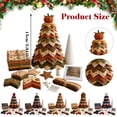thumbnail image 2 of 2026 New Christmas & Halloween Diy Quilted Fabric Tree Kit, 3D Fabric Patchwork Craft Set for Beginners, Handmade Tabletop Holiday Decor, Ideal for Home Mantel Table Office Display, 2 of 8