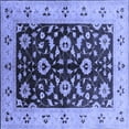 thumbnail image 1 of Ahgly Company Indoor Square Oriental Blue Industrial Area Rugs, 7' Square, 1 of 4
