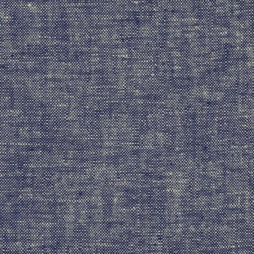 Kaufman Essex Yarn Dyed Linen Blend Denim-Blue, Fabric by the Yard