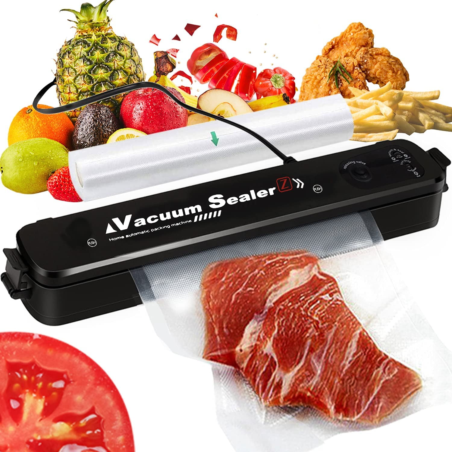Premium Vacuum Sealer Machine, Food Sealer for Kitchen with Vacuum Bags
