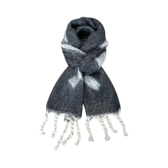 Prolriy Scarf for Women, Women's Super Soft Outdoor Fashion Casual Versatile Atmosphere Warm Winter Scarf Womens Scarf Dark Gray