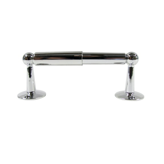 TreasureGurus Chrome Wall-Mounted Toilet Paper Holder & Dispenser