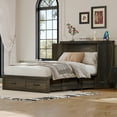 thumbnail image 3 of Harper & Bright Designs Full Size Murphy Cabinet Bed Wall Bed with Charging Station, Foldable Platform Bed with Large Storage Drawer for Guest Room, Gray, 3 of 11