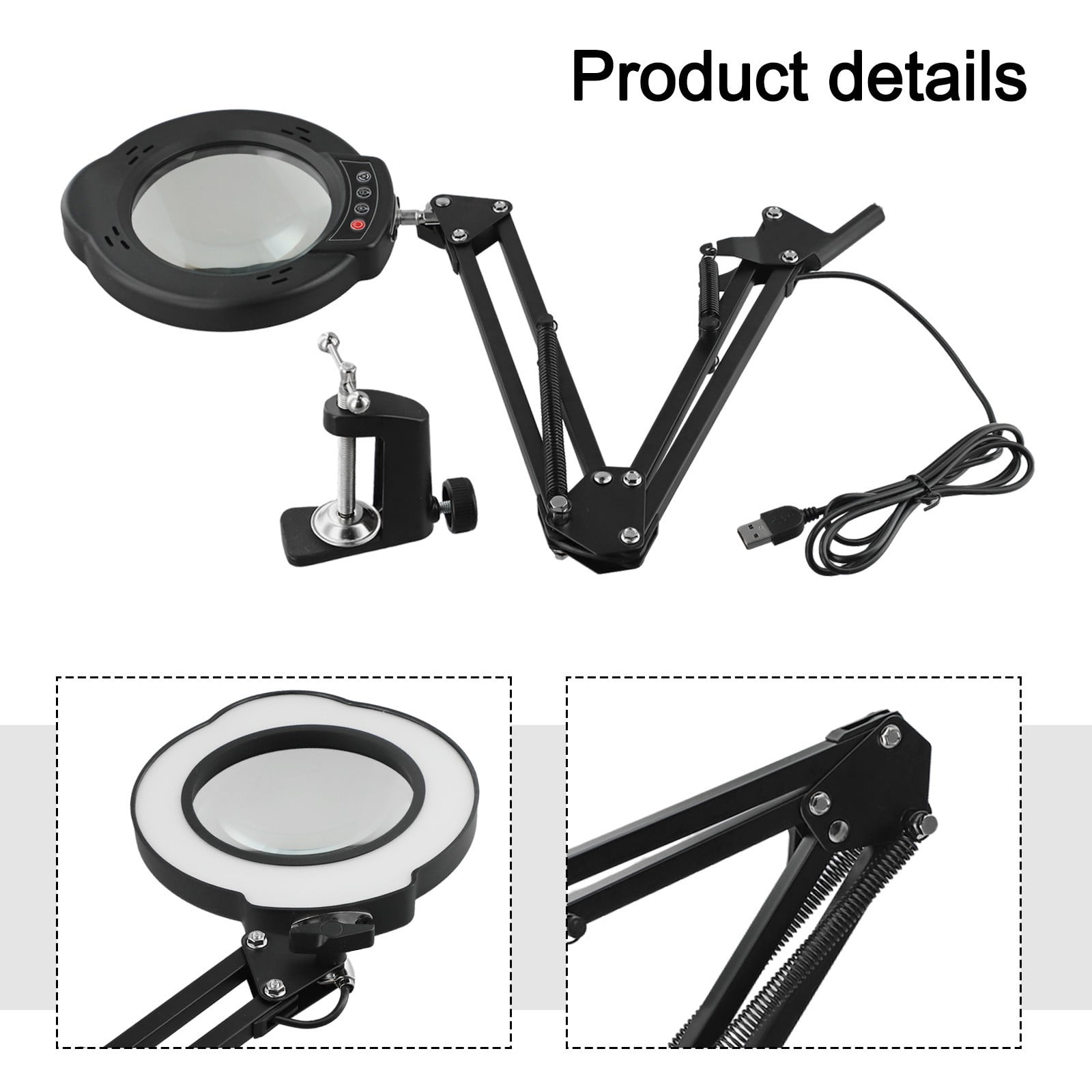Professional Grade LED Magnifying Lamp Offering Flexible Lighting Modes