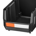 thumbnail image 3 of Wall Mounted Tool Organizer with 12 Stackable Bins&3 Rails,Plastic Storage for Hardware,Screws,Nails,Garage Workshop Organization,Black, 3 of 11