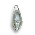 thumbnail image 2 of FLORAL Nancy Women's Wide Width Evening Dress Shoes for Wedding, Prom, & Dinner SILVER 8, 2 of 6
