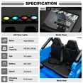 thumbnail image 4 of VOLTZ TOYS HAVOC 2-Seater Jeep 24V Kids Ride On Car - Power Battery, Dual Motors, Openable Doors, LED Searchlights & Parental Remote Control - Blue, 4 of 6