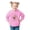 Pink, variant on KTMKH Big Sister Sweatshirt Toddler Baby Girl Boys Girls Pullover Sweatshirt Children Solid Plus Babies Hooded Color Top Girls Tops for 18-24 Months