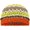 Orange, variant on Women's Boho Beaded Crochet Beanie Multicolored Slouchy Mesh Skull Cap Breathable Summer Cutout Hat for Beach Travel