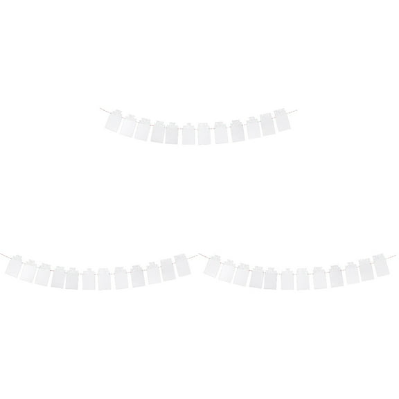 3 Count Baby Birthday Decorations Set with Photo Collage Holder for Party Supplies and Baby Shower Celebration