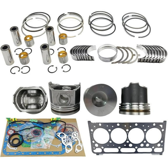 V2403 Engine Overhaul Rebuild Kit (No cylinder liner and valve) Combustion Chamber 42mm For Kubota V2403 V2403T V2403M V2403MDI V2403DI Engine KX161-3 Excavator For Bobcat T190 1G924-21112