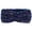 Dark Blue, variant on CXHEGBEJ Fleece Lined Splice Multicolor Chunky Crochet Knit Twist Headband for Women Thick Warm Winter Ear Warmer Hair Band Stretchy Headwrap Ear Covers for Daily Use Coffee