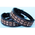 thumbnail image 5 of XSmall 9''- 13'' Dog Puppy Collar Genuine Cow Leather Padded Canine  6015, 5 of 5