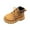 Brown, variant on Baby Girl Shoes Kids Round Toe Western Boot for Toddler Boys or Girls with Ornamental Cowboy Stitching and Hook-and-loop Closure Size 12.5,(White Little Kids 12.5)