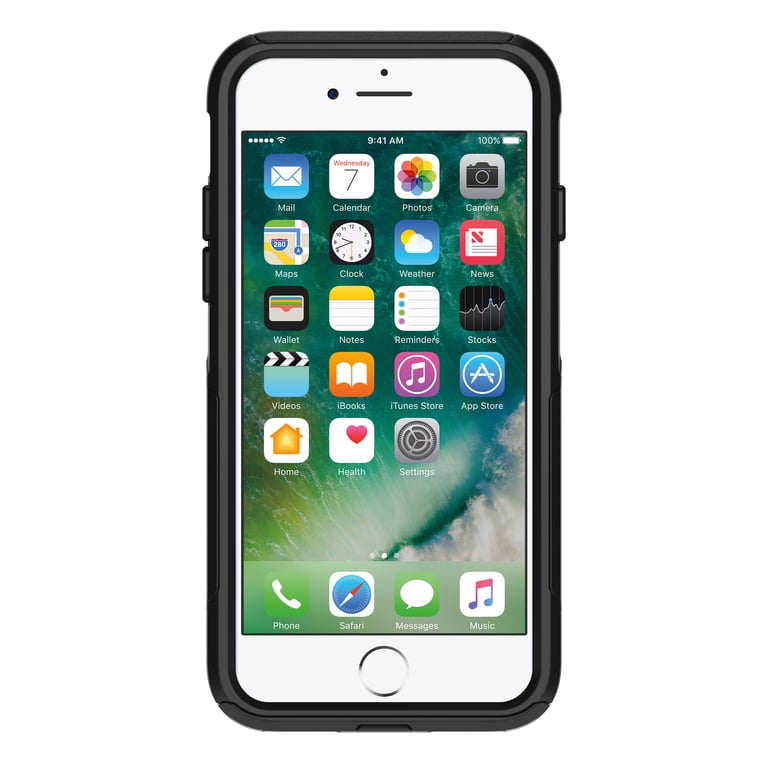 Apple iPhone 8/7 Commuter Series Case - Black - Walmart.com