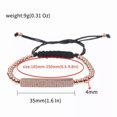 thumbnail image 2 of EOEMY Natural Stone Charm Mens Fashion Bracelet Top Copper Micro Pave Black Cz Jewelry-1215-4, 2 of 3
