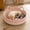 Pink,L, variant on Woven Cat & Dog Bed Basket for Indoor Pet Supplies - Cute Ear Handle Handwoven Cattail Nest, Cozy Round Sleeping House for Small Pets, Boho Home Decor & Gift Choice