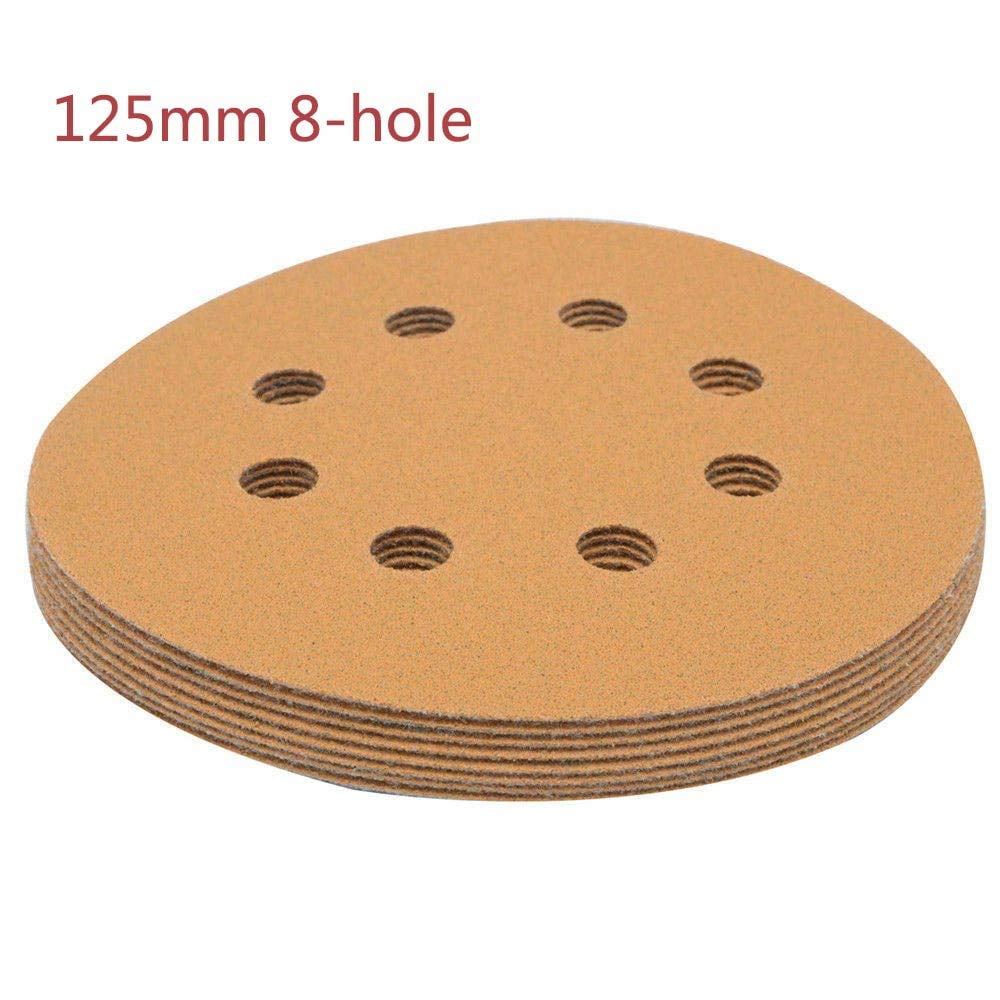 Sanding Discs, 20PCS 125mm/5inch Sander Paper Discs with 8 Holes