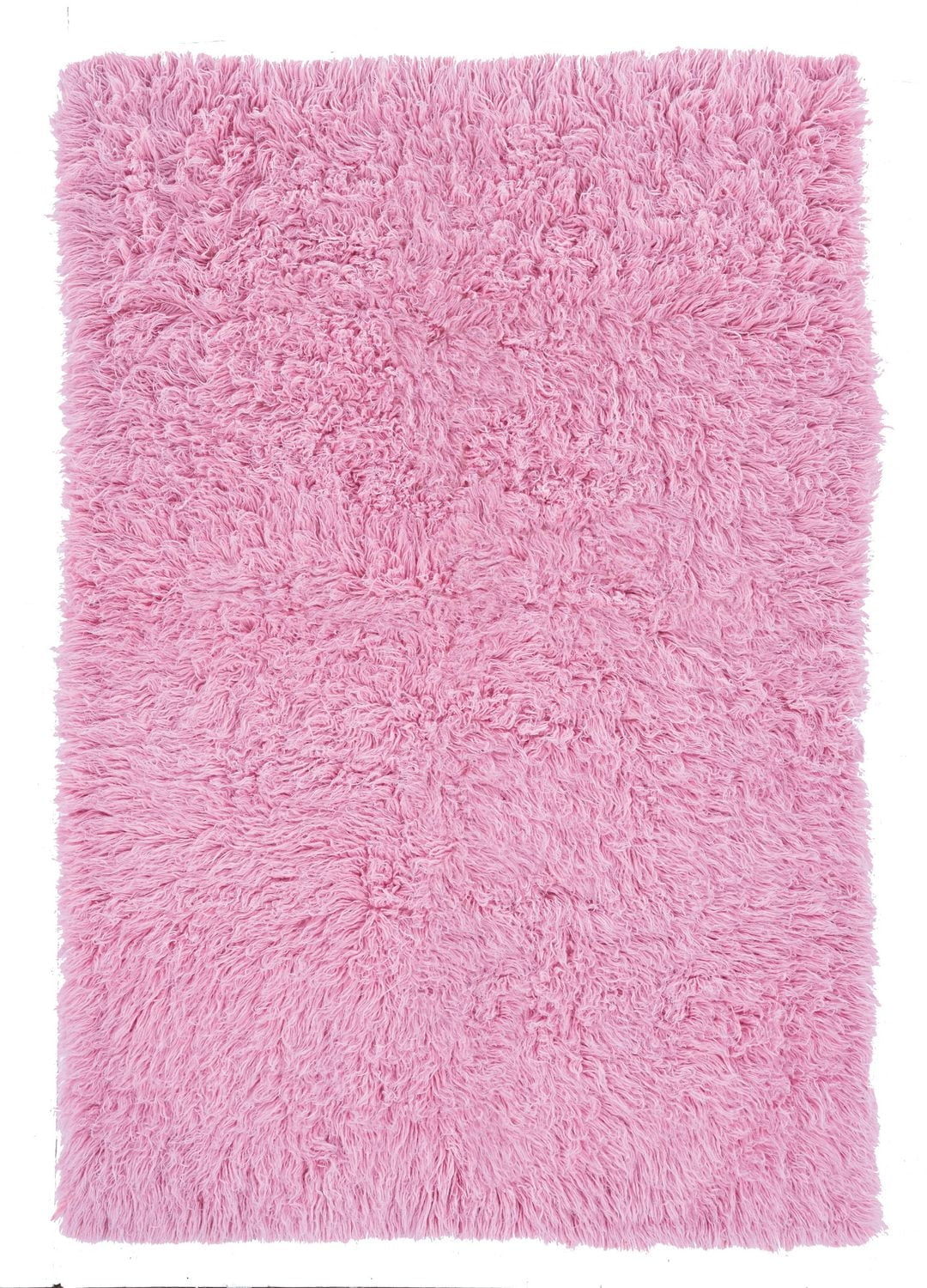 New Flokati 1400gr 8' x 10' Area Rug, Pastel Pink