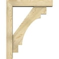 thumbnail image 3 of Ekena Millwork 6"W x 30"D x 38"H Merced Block Rough Sawn Bracket w/ Offset Brace, Douglas Fir, 3 of 25