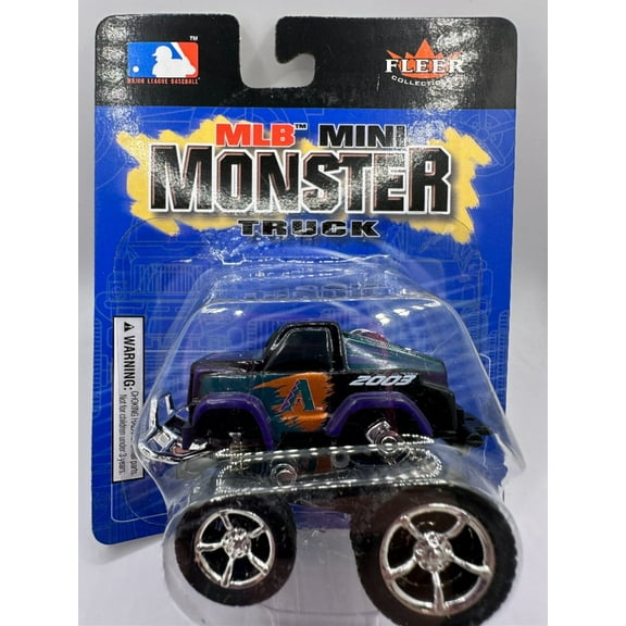 Arizona Diamondback  Fleer MLB Mini Monster Truck Ford F-350 2003 Series Toy Vehicle
