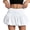 White, variant on Women's Y2K Bubble Mini Skirt high Waist Puff Skirt Summer Streetwear Skort with Short Underneath Fashion Cool Trendy Aesthetic clothing Skin-friendly Smooth High Quality Minimalist clothes