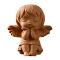 thumbnail image 6 of OUNONA Wooden Angel Figurine with Wings for Home Decoration, Miniature Sculpture, 1 Piece Elegant Ornament, 6 of 8