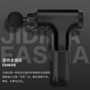 OKESYO Fascia Massage Gun Muscle Fitness Equipment Relax Electric Massager (Black)