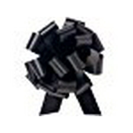 Anniversary Wedding Gift Wrap - A1BakerySupplies Gift Wrap Christmas Wedding Gift Wrap Pull Bows Pull String Bows 5.5 Inch 20 Loop - Set of 10 (Black)