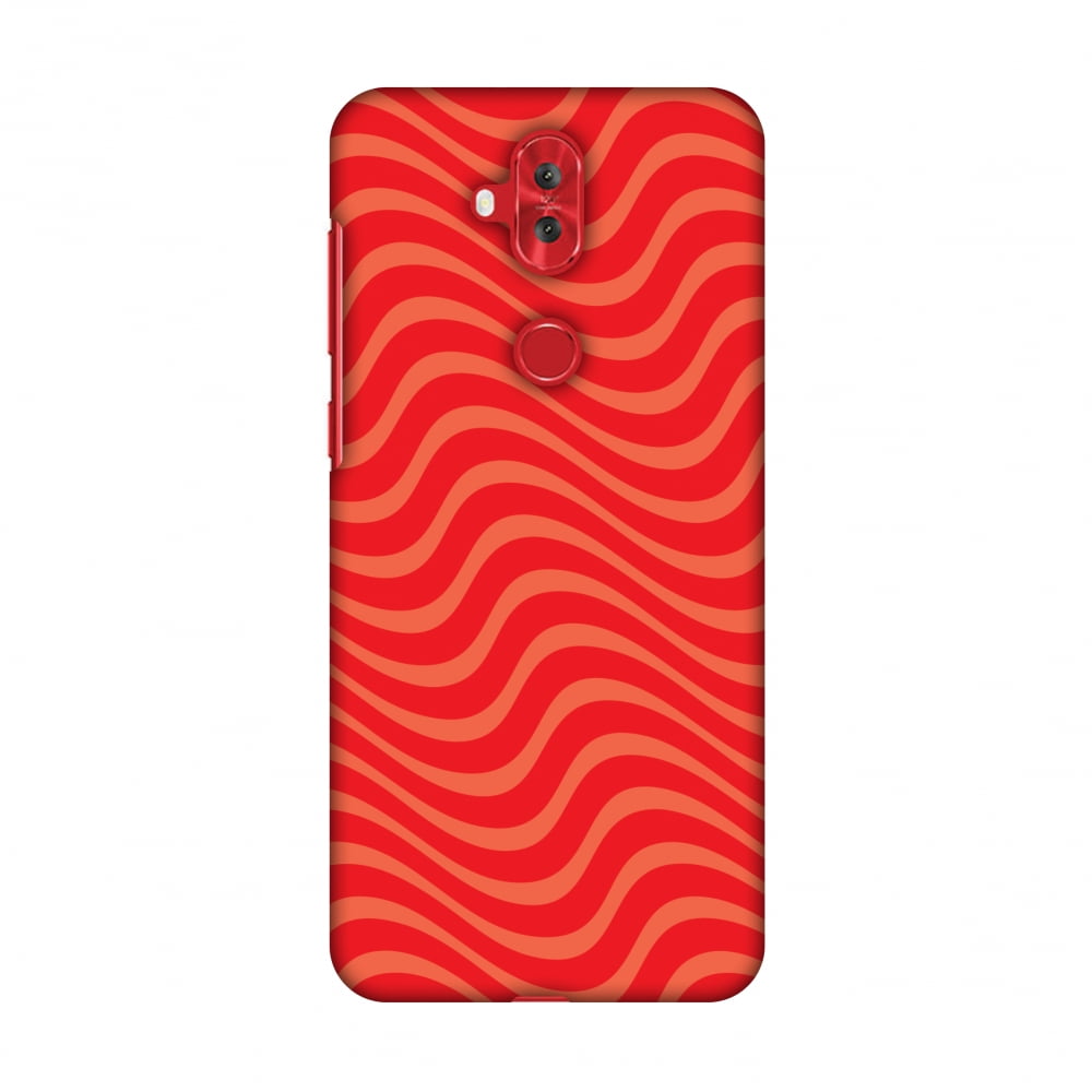 Asus Zenfone 5 Lite Zc600kl Case Carbon Fibre Redux Candy Red 10 Hard Plastic Back Cover Slim Profile Cute Printed Designer Snap On Case With Screen Cleaning Kit Walmart Com