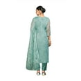 thumbnail image 5 of Ready to Wear Indian Dress for Women Designer Embroidred With Bottom & Dupatta, 5 of 5