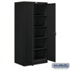 Salsbury Industries 9074BLK-U 78 in. H x 24 in. D Storage Cabinet - Standard - Unassembled - Black