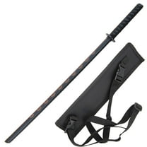 Armory Replicas Dojo Party Dark Bat Wooden Bokken with Sheath Combo