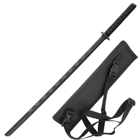 Armory Replicas Dojo Party Dark Bat Wooden Bokken with Sheath Combo