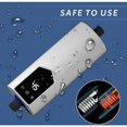 thumbnail image 4 of Mini calentador de agua eléctrico instantáneo de 5500 W, IPX4 resistente al agua con pantalla LED y cabezal de ducha, calentador de agua termostático instantáneo para baño, cocina., 4 of 5