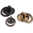 thumbnail image 2 of Ashley Norton 6334 15/8 Nora 1-5/8" Long Luxury Solid Bronze Drop Ring Cabinet Pull -, 2 of 2