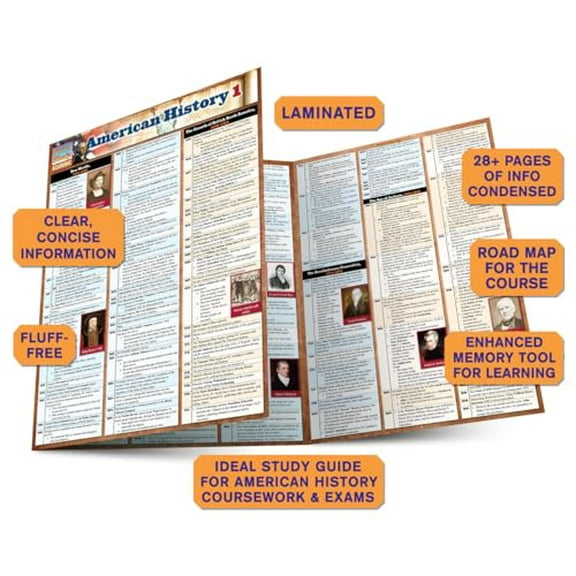 Pre-Owned American History 1 (Quick Study: Academic) Paperback