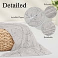 thumbnail image 3 of Grey Branches Body Pillow Covers 20"x60", Vintage Art Farmhouse Soft Brushed Microfiber Breathable Throw Pillow Covers, Pillowcase with Zipper for Couch Sofa Bedroom Living Room, 3 of 9