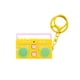 thumbnail image 1 of Llavero Boombox Mini, juguete de grabación retro de plástico amarillo, 1 of 1