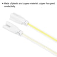 thumbnail image 4 of Uxcell 150cm 3 Pin LED Integrated Tube Cable Link Cords T4 T5 T8 Lamp Connecting Wire 5 Pack, 4 of 5