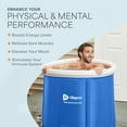 thumbnail image 5 of Lifepro Portable Ice Bath Tub for Cold Plunge Therapy – Collapsible Recovery Tub for Athletes, Muscle Relief, Home & Travel Use - Blue, 5 of 8