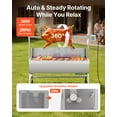 thumbnail image 2 of VEVOR Rotisserie Grill, 38W BBQ Outdoor Pig & Lamb Spit Roaster, Charcoal Spit Roaster with 132 LBS Capacity, Wheels & 4-Level Height, 2 of 9