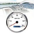 thumbnail image 4 of 110mm Tachometer Gauge with 7 Color Backlight, DC 9-32V 6000RPM Boat Tachometer Hour Meter for Truck Tractor Trailer Car RV, 4 of 7