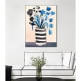thumbnail image 2 of Giant Art Canvas  30x40 Blue Blooms Framed in Multi-Color, 2 of 3