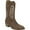 Brown, variant on WHITE MOUNTAIN Womens Brown Pull Tabs Embroidered Cushioned Caraway Pointed Toe Block Heel Leather Western Boot 8 M