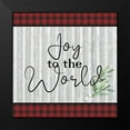 thumbnail image 2 of Bailey, Ann 12x12 Black Modern Framed Museum Art Print Titled - Joy to the Word Metal, 2 of 5