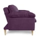 thumbnail image 4 of Sofá Cama Makora Milo Morado Velvet con Memory Foam y Respaldo Reclinable, 4 of 8